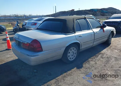2004 Mercury Grand Marquis Gs из США, поврежденный, VIN 2MEFM74W84X652506